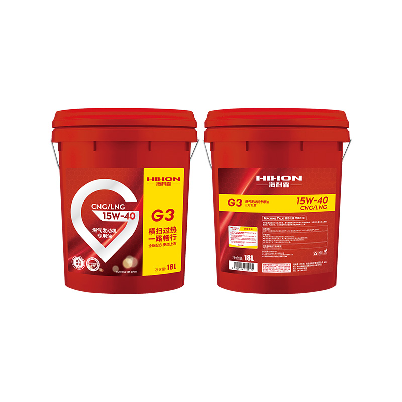 زيت محرك الغاز الطبيعي G3 CNG/LNG 15W-40 (4 لتر 18 لتر)